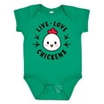 thumbnail image 1 of Inktastic Live Love Chickens Boys or Girls Baby Bodysuit, 1 of 5
