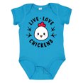 thumbnail image 1 of Inktastic Live Love Chickens Boys or Girls Baby Bodysuit, 1 of 5