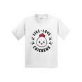 thumbnail image 1 of Inktastic Live Love Chickens Youth T-Shirt, 1 of 5