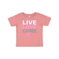 thumbnail image 1 of Inktastic Live Love Cure Breast Cancer Boys or Girls Baby T-Shirt, 1 of 5
