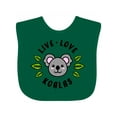 thumbnail image 1 of Inktastic Live Love Koalas Boys or Girls Baby Bib, 1 of 4