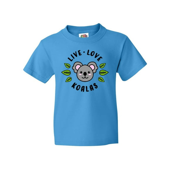 Inktastic Live Love Koalas Youth T-Shirt