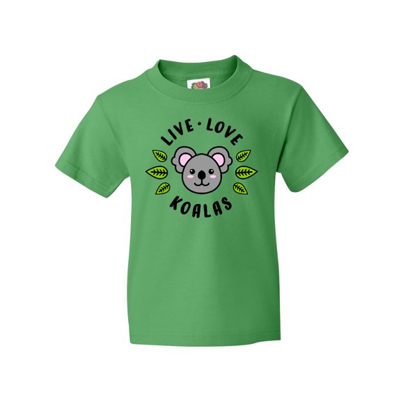 Inktastic Live Love Koalas Youth T-Shirt