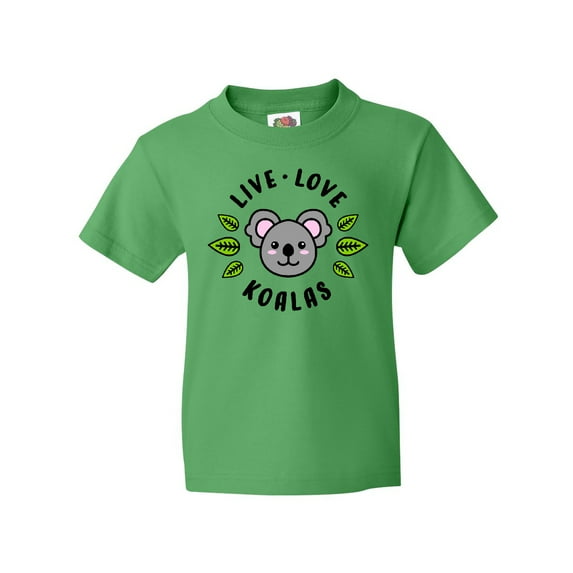 Inktastic Live Love Koalas Youth T-Shirt