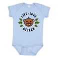 thumbnail image 1 of Inktastic Live Love Otters Boys or Girls Baby Bodysuit, 1 of 5