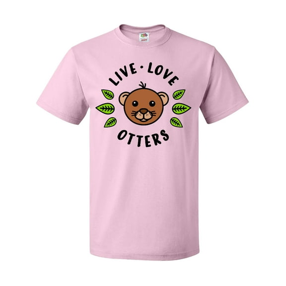 Inktastic Live Love Otters T-Shirt