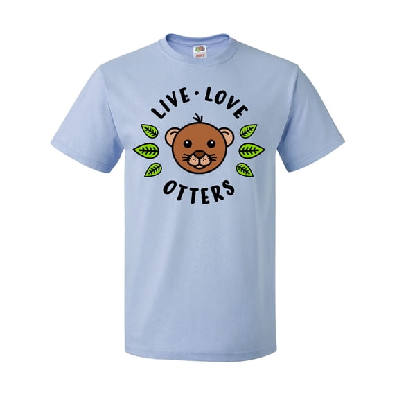 Inktastic Live Love Otters T-Shirt