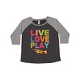 thumbnail image 1 of Inktastic Live Love Play The Trumpet Women's Plus Size T-Shirt, 1 of 5