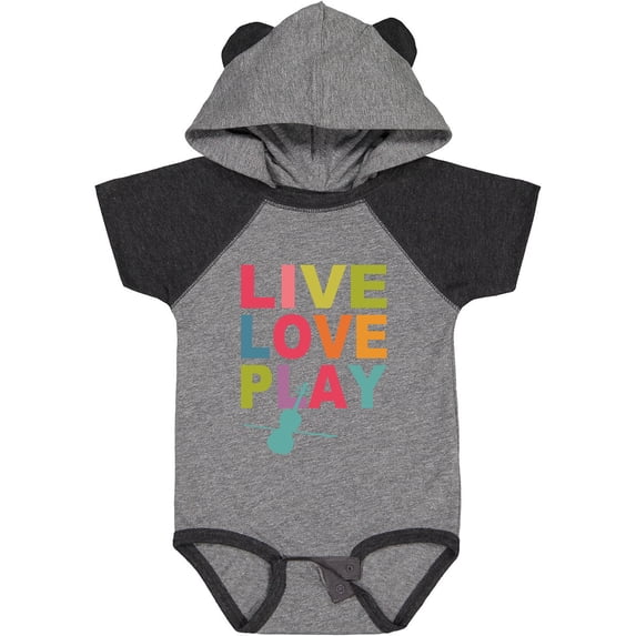 Inktastic Live Love Play Violin Girls Baby Bodysuit