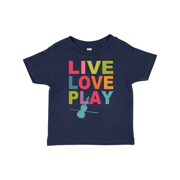 Inktastic Live Love Play Violin Girls Toddler T-Shirt