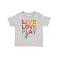 thumbnail image 1 of Inktastic Live Love Play Violin Girls Toddler T-Shirt, 1 of 5