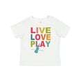 thumbnail image 1 of Inktastic Live Love Play Violin Girls Toddler T-Shirt, 1 of 5
