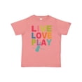 thumbnail image 1 of Inktastic Live Love Play Violin Girls Toddler T-Shirt, 1 of 5