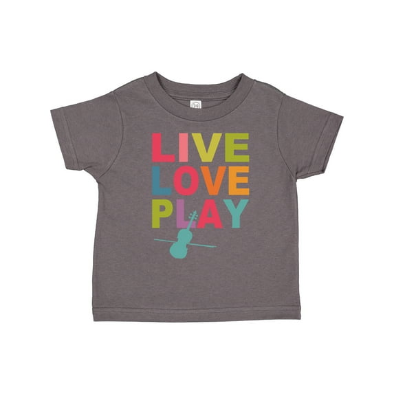 Inktastic Live Love Play Violin Girls Toddler T-Shirt