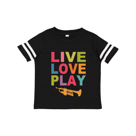 Inktastic Live Love Play the Trumpet Boys or Girls Toddler T-Shirt