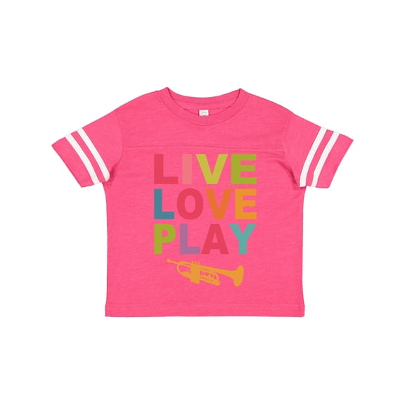 Inktastic Live Love Play the Trumpet Boys or Girls Toddler T-Shirt