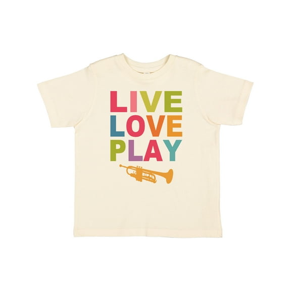 Inktastic Live Love Play the Trumpet Boys or Girls Toddler T-Shirt