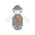 thumbnail image 1 of Inktastic Live Love Read Girls Long Sleeve Baby Bodysuit, 1 of 5