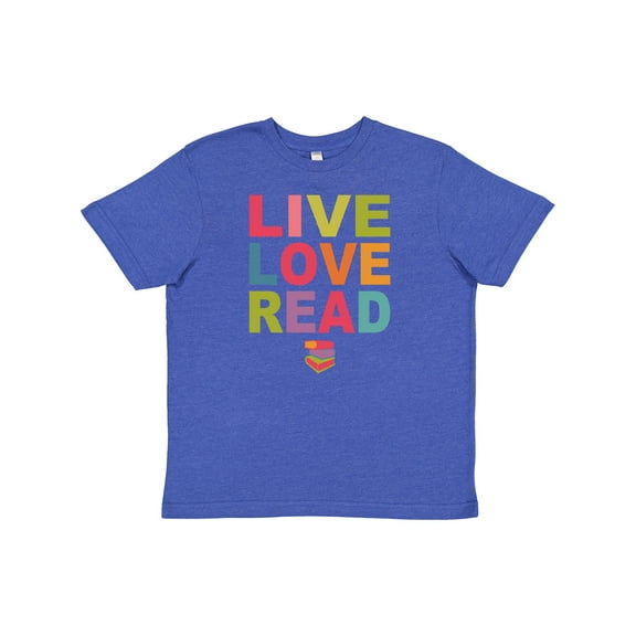 Inktastic Live Love Read Youth T-Shirt