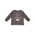 thumbnail image 1 of Inktastic Live Love Sandwiches Boys or Girls Long Sleeve Toddler T-Shirt, 1 of 5
