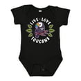 thumbnail image 1 of Inktastic Live Love Toucans Boys or Girls Baby Bodysuit, 1 of 5