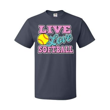 Inktastic Live Love and Softball T-Shirt