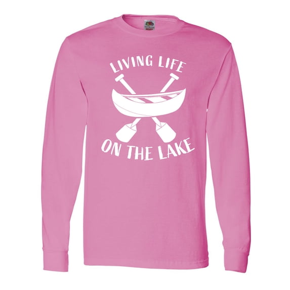 Inktastic Living Life On The Lake Long Sleeve T-Shirt