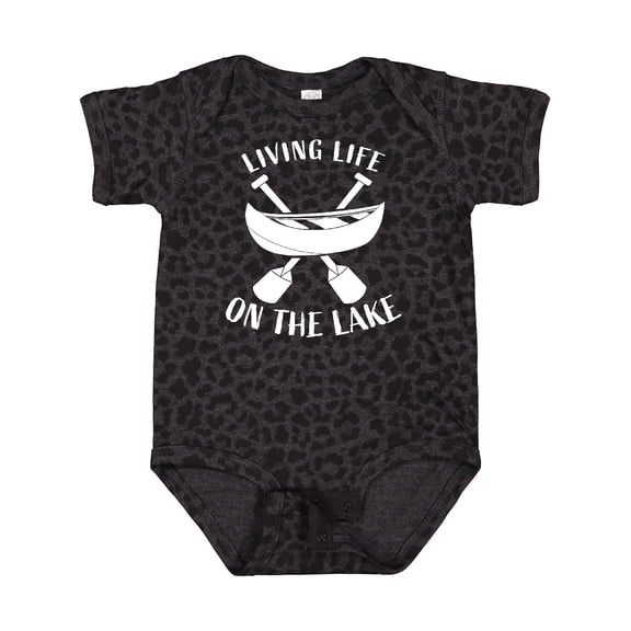 Inktastic Living Life on the Lake Boys or Girls Baby Bodysuit