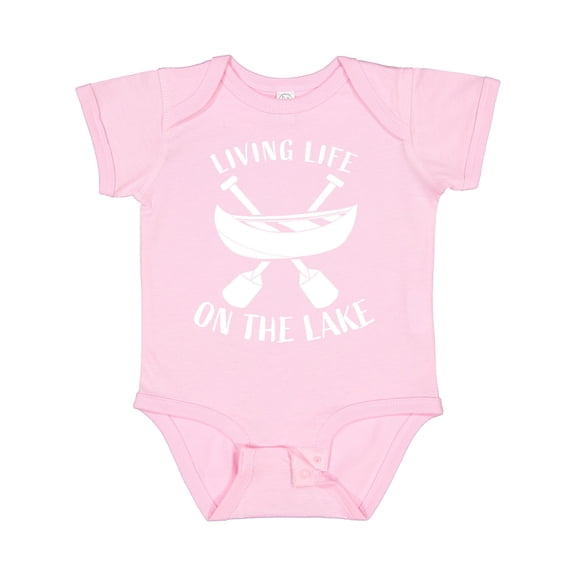Inktastic Living Life on the Lake Boys or Girls Baby Bodysuit