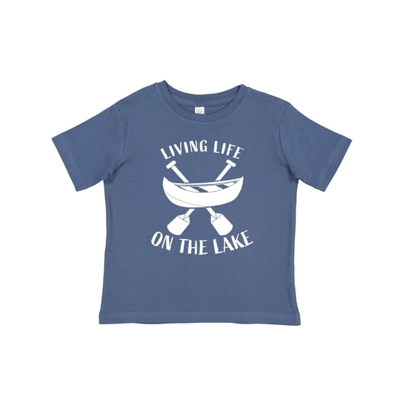 Inktastic Living Life on the Lake Boys or Girls Baby T-Shirt