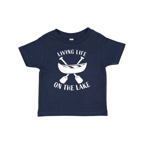Inktastic Living Life on the Lake Boys or Girls Baby T-Shirt