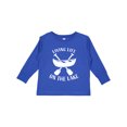 thumbnail image 1 of Inktastic Living Life on the Lake Boys or Girls Long Sleeve Toddler T-Shirt, 1 of 5