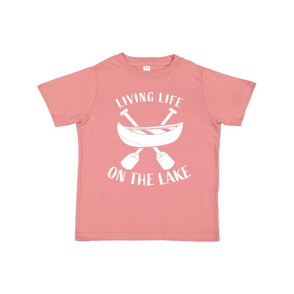 Inktastic Living Life on the Lake Boys or Girls Toddler T-Shirt