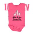 thumbnail image 1 of Inktastic Llama Aunt Loves Me Girls Girls Baby Bodysuit, 1 of 5