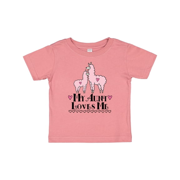 Inktastic Llama Aunt Loves Me Girls Girls Baby T-Shirt