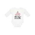 thumbnail image 1 of Inktastic Llama Aunt Loves Me Girls Girls Long Sleeve Baby Bodysuit, 1 of 5