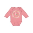 thumbnail image 1 of Inktastic Llama Rose Flower Wreath Girls Long Sleeve Baby Bodysuit, 1 of 5