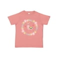 thumbnail image 1 of Inktastic Llama Rose Flower Wreath Girls Toddler T-Shirt, 1 of 4