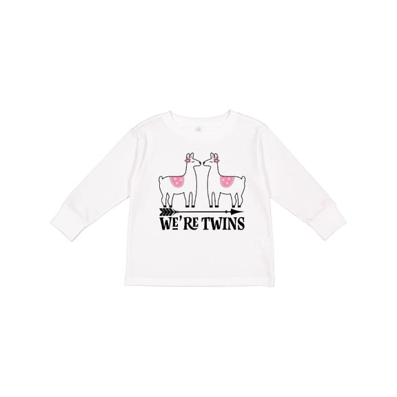 Inktastic Llama Twin Girls Girls Long Sleeve Toddler T-Shirt