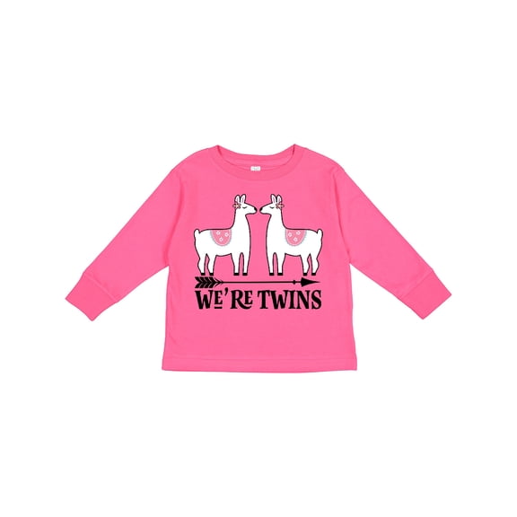 Inktastic Llama Twin Girls Girls Long Sleeve Toddler T-Shirt