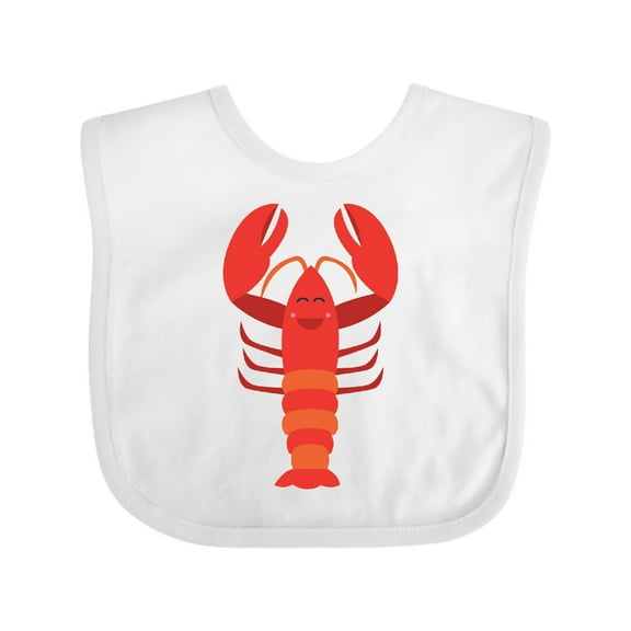 Inktastic Lobster Cute Ocean Creature Boys or Girls Baby Bib