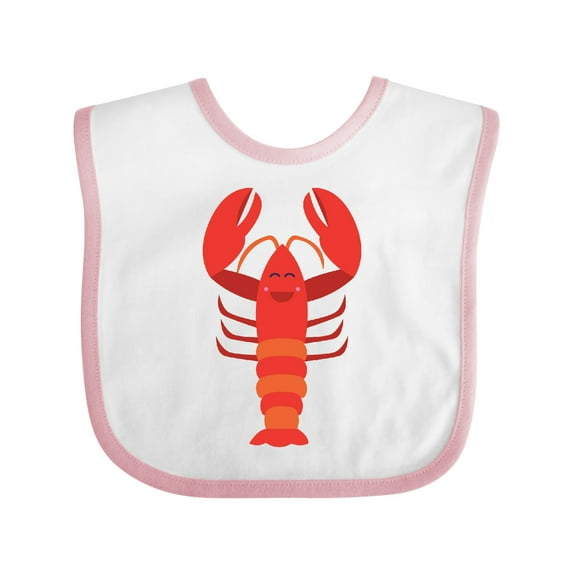 Inktastic Lobster Cute Ocean Creature Boys or Girls Baby Bib