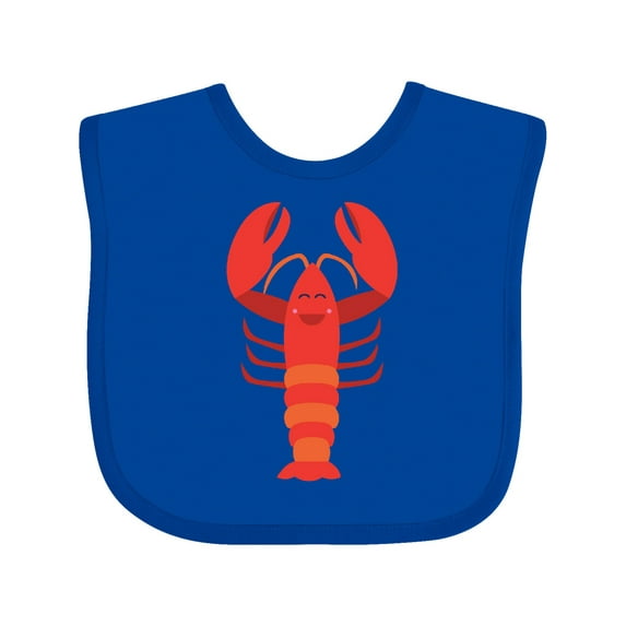 Inktastic Lobster Cute Ocean Creature Boys or Girls Baby Bib