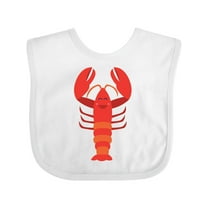 Inktastic Lobster Distressed Ocean Creature Boys or Girls Baby Bib