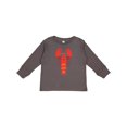 thumbnail image 1 of Inktastic Lobster Cute Ocean Creature Boys or Girls Long Sleeve Toddler T-Shirt, 1 of 5
