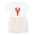 thumbnail image 1 of Inktastic Lobster Cute Ocean Creature Girls Toddler Dress, 1 of 5