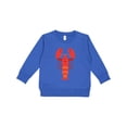 thumbnail image 1 of Inktastic Lobster Cute Ocean Creature Toddler Sweatshirt, 1 of 4
