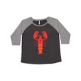 thumbnail image 1 of Inktastic Lobster Cute Ocean Creature Women's Plus Size T-Shirt, 1 of 5