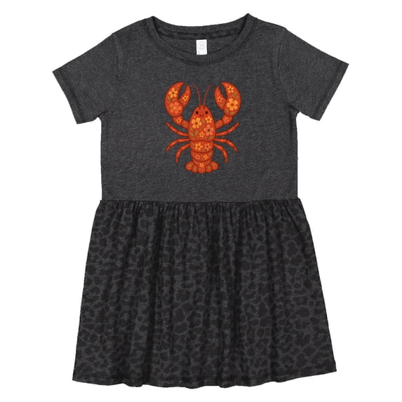 Inktastic Lobster Cute Vacation Girls Toddler Dress