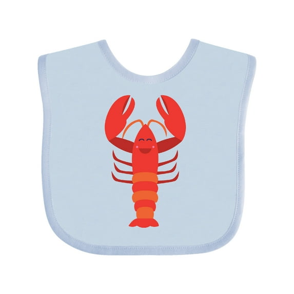 Inktastic Lobster Distressed Ocean Creature Boys or Girls Baby Bib